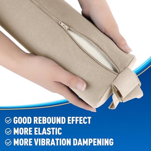 CushZone Lumbar Roll Support Pillow, Memory Foam Back Cushion - Image 3