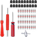 Riseuvo 64Pcs Tire Valve Stem Removal Tool Kit by Riseuvo