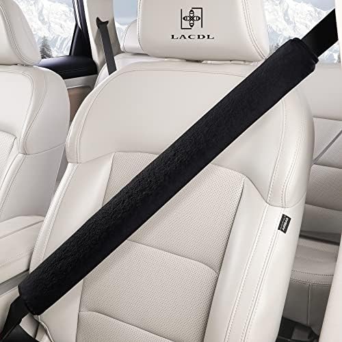 LACDL Extra Long Seatbelt Cover Super Soft Furry - Image 2