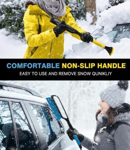 YeewayVeh 2 Pack 35in Car Snow Brush Windshield Ice Scraper - Image 5