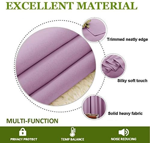 NICETOWN Blackout Curtains for Living Room, Window Curtains Thermal Insulated - Image 5