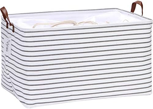 Hinwo 70L Extra Large Canvas Storage Bin by Hinwo