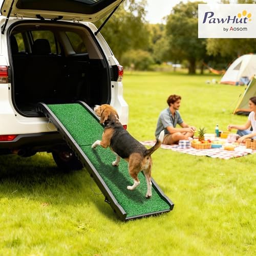 PawHut Folding Dog Ramp, 61 Inches Portable Pet Ramp - Image 2