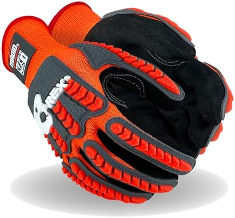 Magid T-REX TRX400 Impact Gloves, Sandy Nitrile, 72 Pairs by MagidGloveSafety