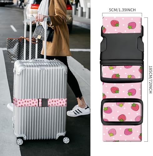 Luggage Straps for Suitcases, Heavy Duty Travel Belt - Image 3