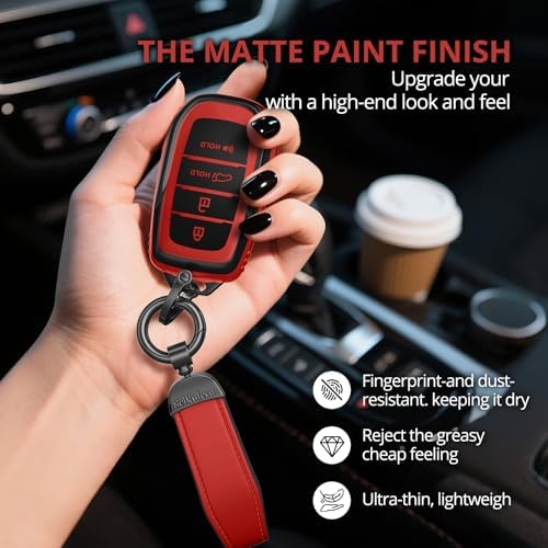 For Toyota Key Fob Cover Accessories- Matte TPU Key Fob Cover - Image 5