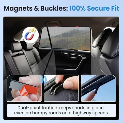 KUST Car Window Shades for 2021-2023 Kia Sorento Accessories, Breathable Mesh - Image 5