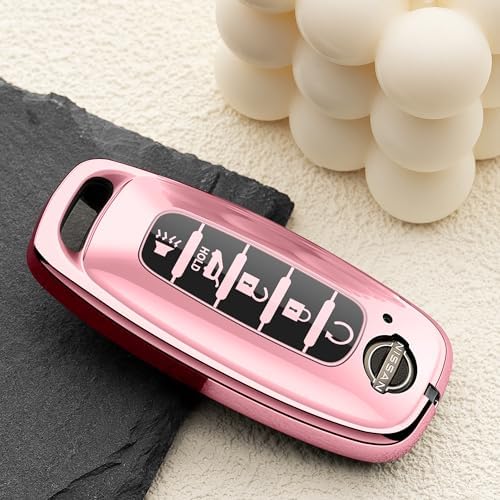 for Nissan Key Fob Cover 2026 2025 2024 2023 Car Key Case 5 Buttons Rogue - Image 2