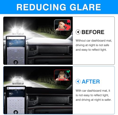 Autorder Dashboard Cover Mat for 2022-2025 2026 Ford F-150 Lightning F150 - Image 4