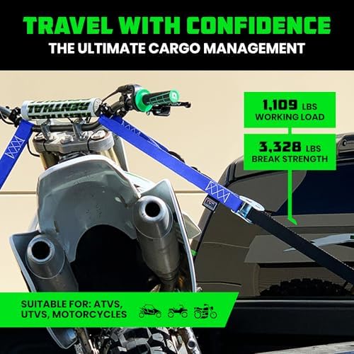 Rhino USA Motorcycle Tie Down Straps - Image 4
