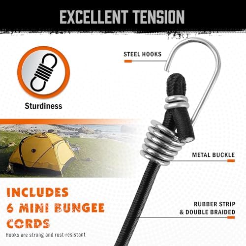 HORUSDY 28-Piece Premium Bungee Cords - Image 7