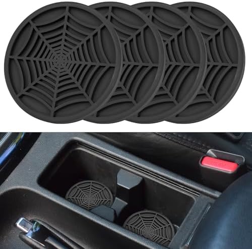 4 Pack Car Cup Holder Coasters, Cute and Creativity Cup Holder Insert Coaster by DBlosp