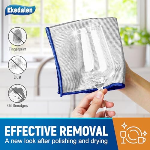 Ekedalen Microfiber Cleaning Cloth Lint Free Glass Polish - Image 2
