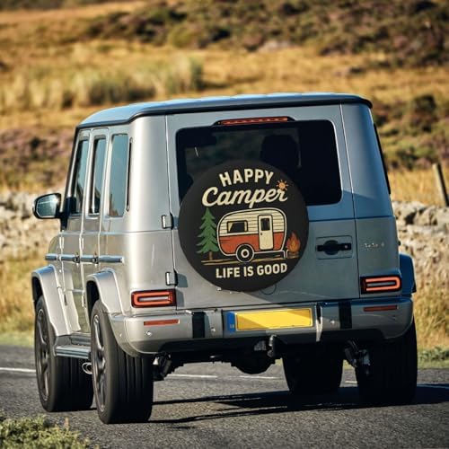 Spare Tire Cover Happy Campers Wheel Covers Weatherproof Universal Wheel - Image 7