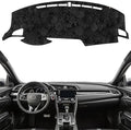 Dashboard Cover Dash Mat Fit for Ho-nda Civic 2021-2016, Car Dash Board Mat by KEYOOG