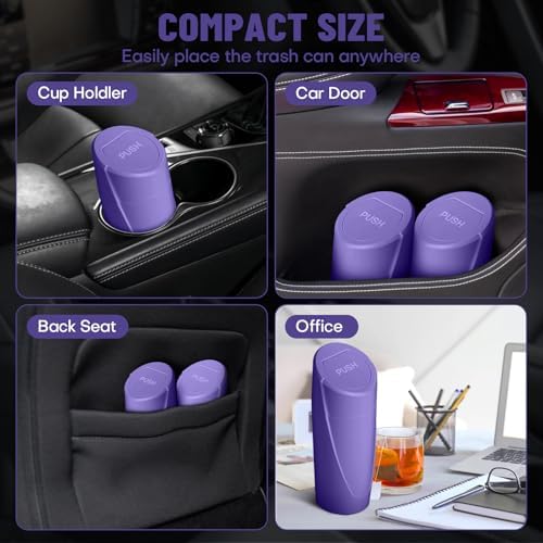 Car Trash Can Bin with Lid - Image 3