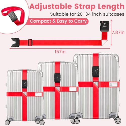 Luggage Straps TSA Approved for Suitcases - Image 4