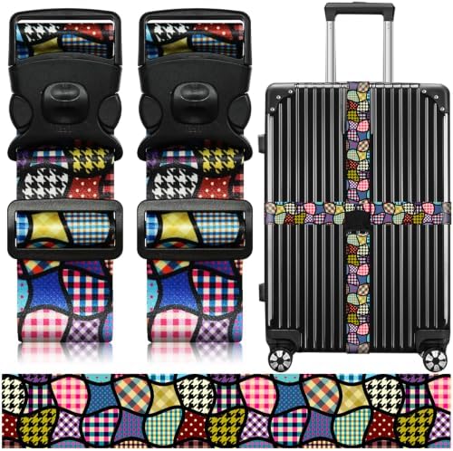 Luggage Straps for Suitcases, Travel Adjustable Belt by ZHOMA