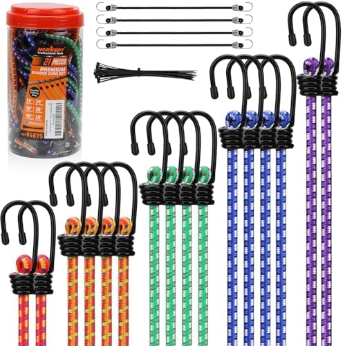 HORUSDY 21 - Piece Bungee Cord Set by HORUSDY
