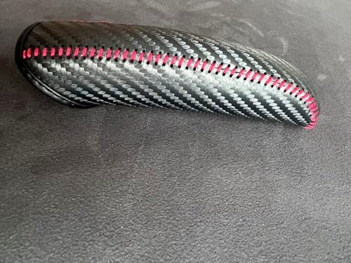 Loncky Black Genuine Leather Handbrake Cover - Image 3