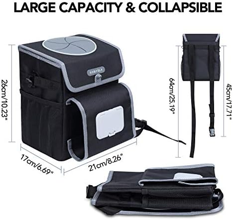 Farasla All-in-One Car Trash Can, Garbage Bag - Image 5