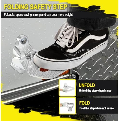 Heavy Duty Folding Truck Step, Folding Foot/Grab Step, Folding Safety Step - Image 5