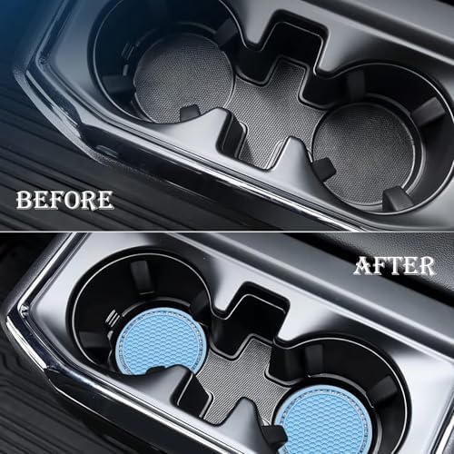 4PCS Bling Cup Holder Coaster, 2.75 Inch Auto Car Cup Holder Insert Coasters - Image 7