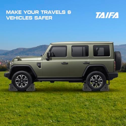 Taifa Rubber Wheel Chocks for Travel Trailers, Heavy Duty RV Wheel Stoppers - Image 7