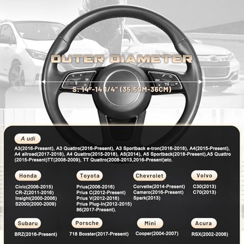 SEG Direct Car Steering Wheel Cover - Image 5