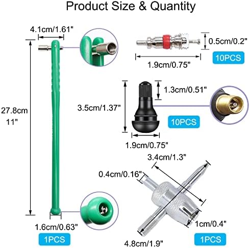 Tire Valve Stem Puller Installer Tool Kit - Image 2