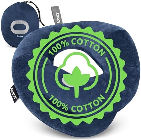 BCOZZY Organic Cotton Travel Neck Pillow - Image 2