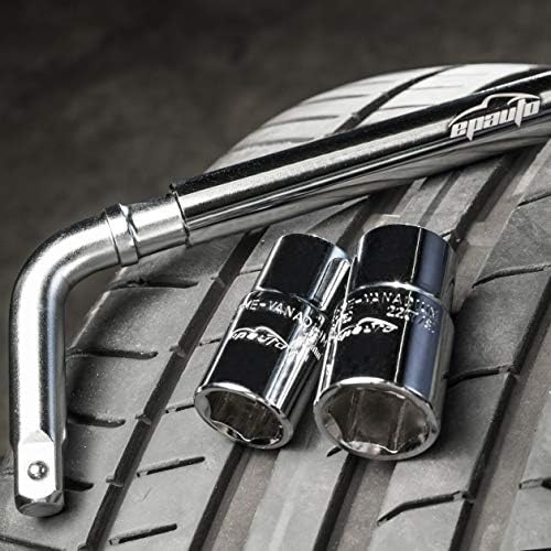 EPAuto Telescoping Lug Wrench, Wheel Wrench, CR-V Sockets - Image 6