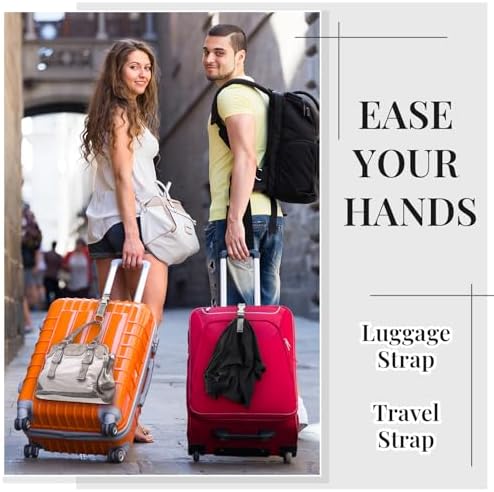 3 Pcs Add a Bag Luggage Straps for Suitcases, Connector Straps - Image 5