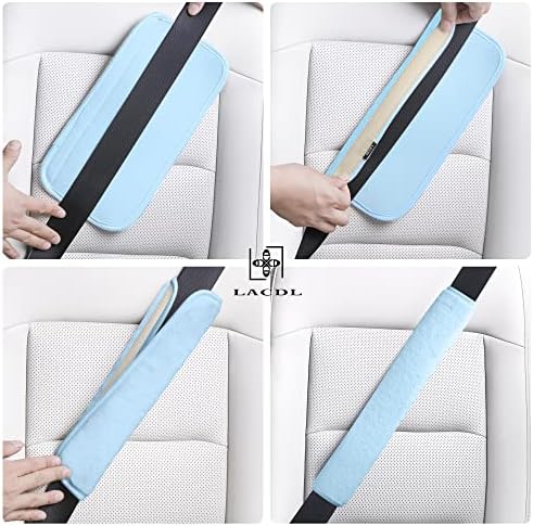 LACDL Extra Long Seatbelt Covers Super Soft Furry - Image 4