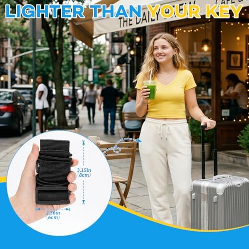 2 Pack Adjustable Multi Use Luggage Connector Straps - Image 5