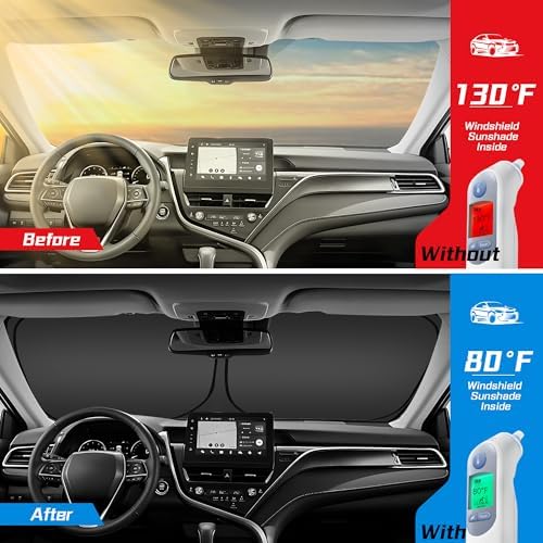 ARISMOTOR Windshield Sun Shade for Cadillac XT4 2019-2026 - Image 2