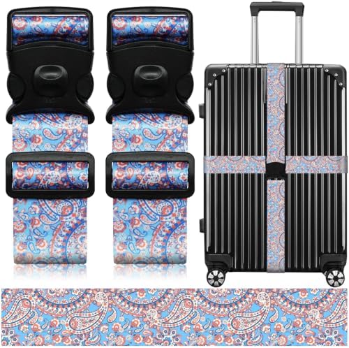 Luggage Straps for Suitcases, Travel Adjustable Belt by ZHOMA