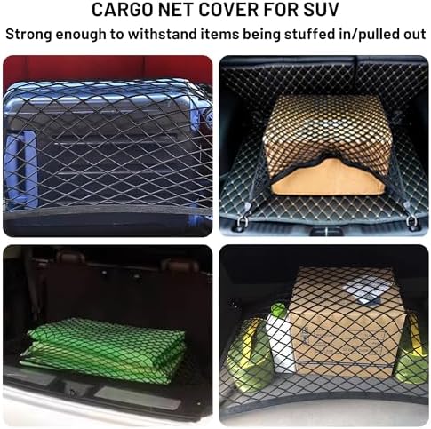 Elastic Cargo Net for SUV, Net Stretchable 31.2" x 24" Stretch to 62.4" x 48" - Image 7