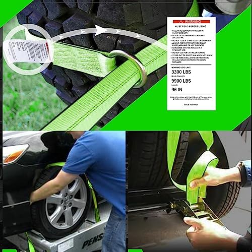 Heavy Duty Car Tie Down Straps - Image 6