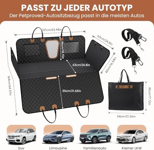 A-Pce Dog Car Seat Cover for Back Seat - Image 6