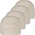 Sweet Home Collection Chair Cushion Memory Foam Pads Tufted Slip Non Skid by SweetHomeCollection