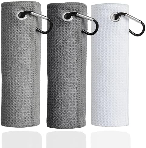 Mile High Life Microfiber Golf Towel 3 Pack Waffle by MileHighLife