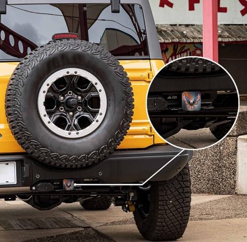 Swono Hitch Caps for Trucks Flag Eagle Rubber Tow Hitch Covers for Pickup - Image 7