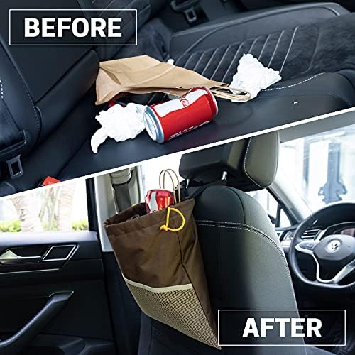 GNEGNI 2PCS Hanging Car Garbage Can - Image 6
