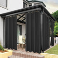 BONZER Outdoor Curtains for Patio Waterproof Thick by Bonzer