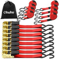 Ohuhu Ratchet Tie Down Straps 1" x 15' by Ohuhu