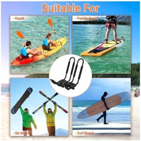 Kayak Roof Rack J-Bar Carrier 1 Pair - Image 5