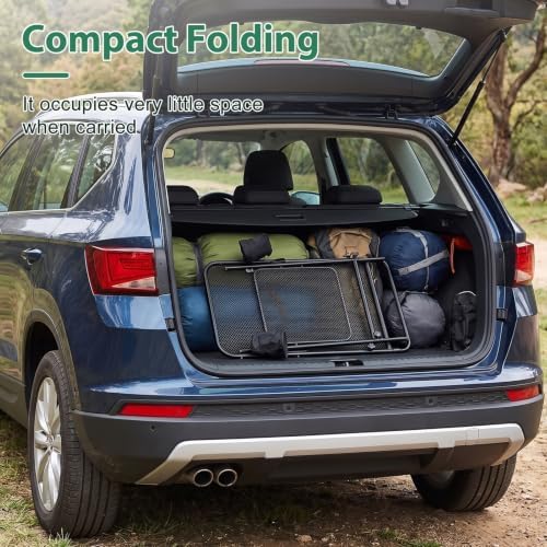 Foldable Tire Mounted Camping Table Height Adjustable - Image 4