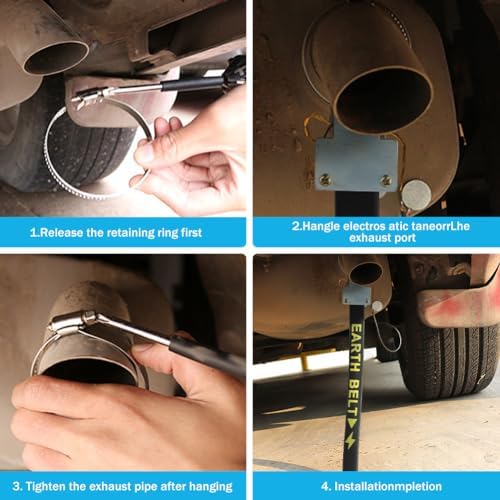 Car Anti Static Strap Grounding Strip 30-38cm, Static Discharge Strap - Image 6