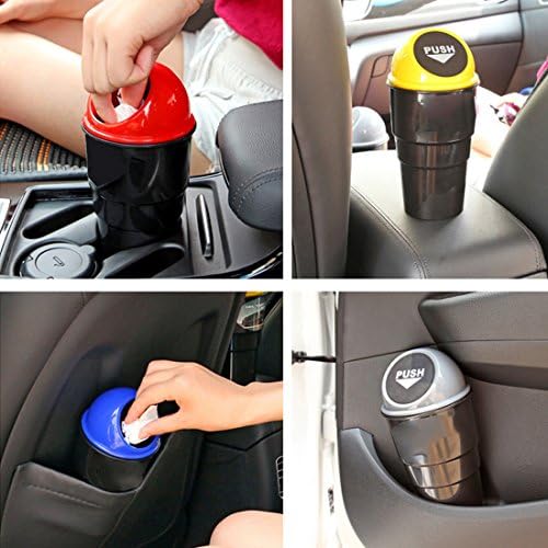 Cup Holder Trash Can, Leakproof Car Trash Can - Image 4